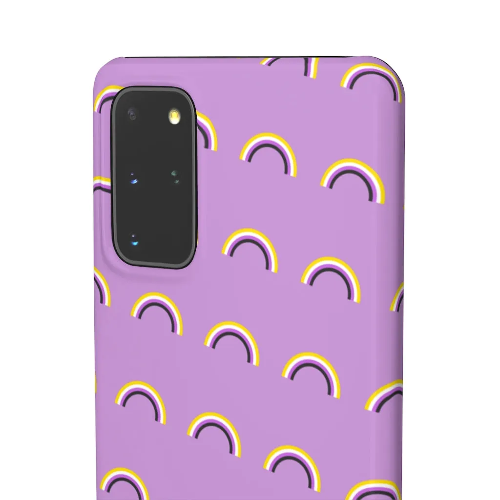 Non-Binary Rainbow Phone Case For Apple & Samsung