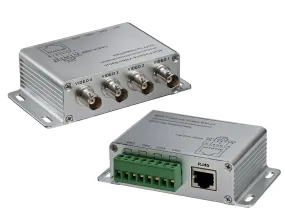 Passive CCTV Balun Analog - (TRB-4BNCSTRJ45)