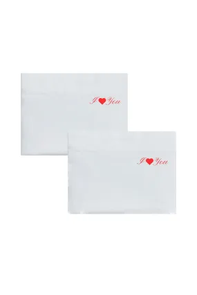 PILLOW CASES "I ❤️ YOU"