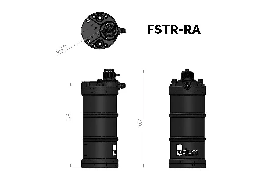 Radium Engineering FSTR-RA Fuel Surge Tank (Regulated, Pump Not Included) 20-1933