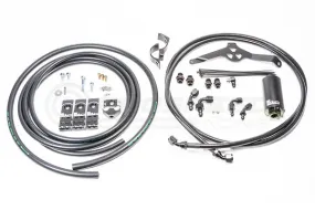 Radium Engineering Fuel Rail Plumbing Kit - Subaru WRX (08-14) STI (08-21) Forester FXT (08-13) Legacy GT (04-09) - Stainless 10 or Microglass 6 Micron Filter