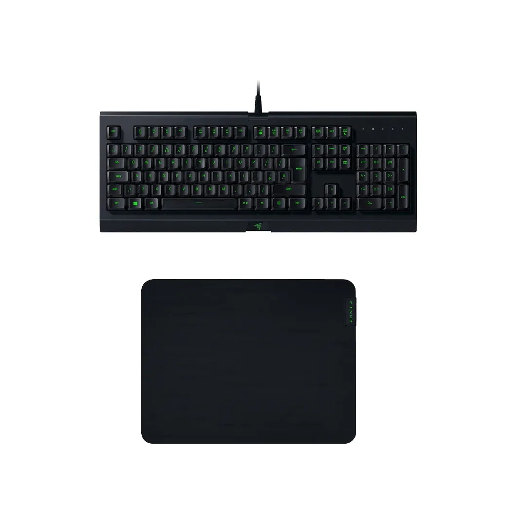 Razer Cynosa Lite RGB Gaming Keyboard with Gigantus V2 Cloth Gaming Mouse Pad (Medium) Combo - 1 Year Warranty