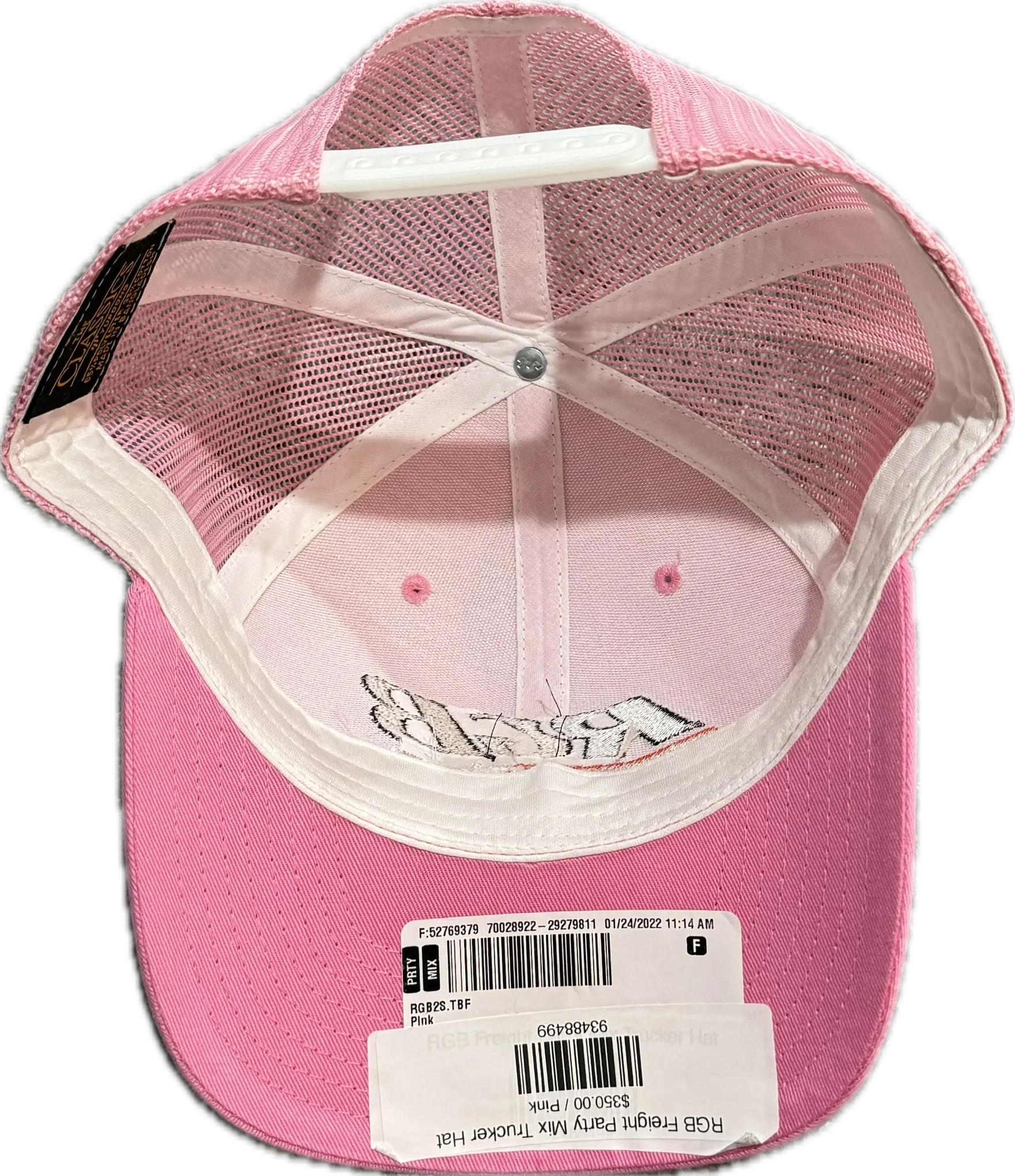 RGB Freight Party Mix Pink Trucker Hat - Authentic - New with Tags