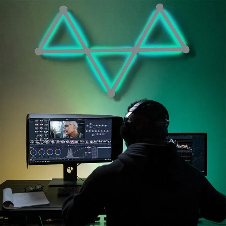 RGB Monitor Light Bar ＆ Wall Light Lines Bundle