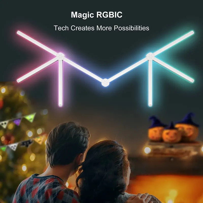 RGB Monitor Light Bar ＆ Wall Light Lines Bundle