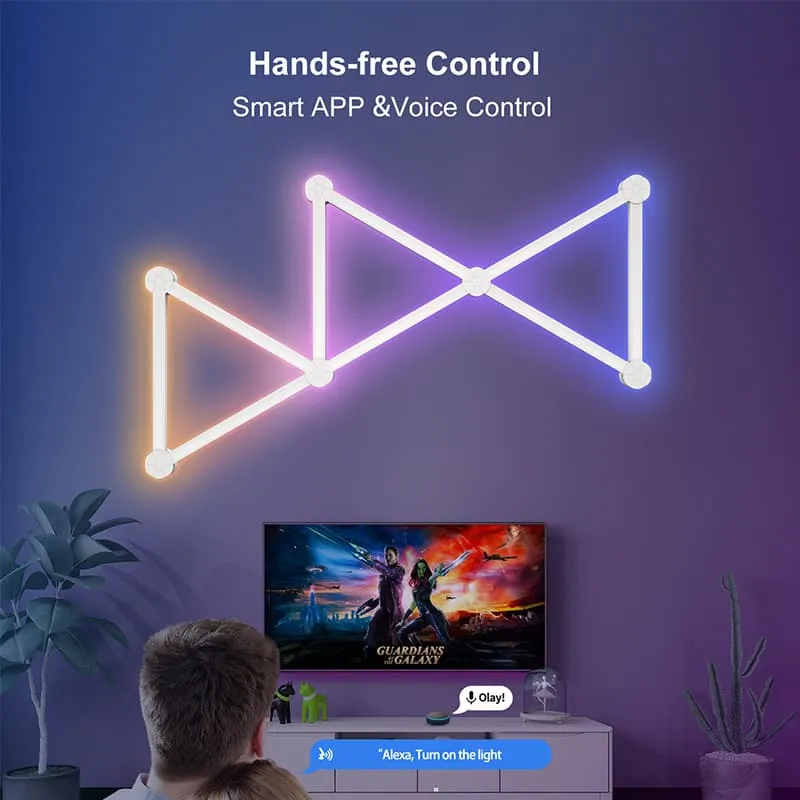 RGB Monitor Light Bar ＆ Wall Light Lines Bundle