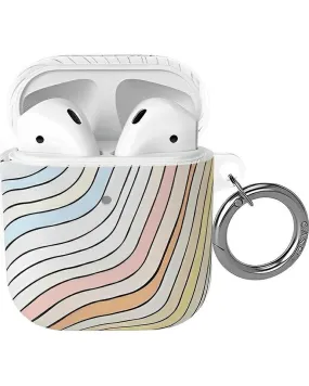 Ride The Wave | Pastel Rainbow Lined AirPods Case