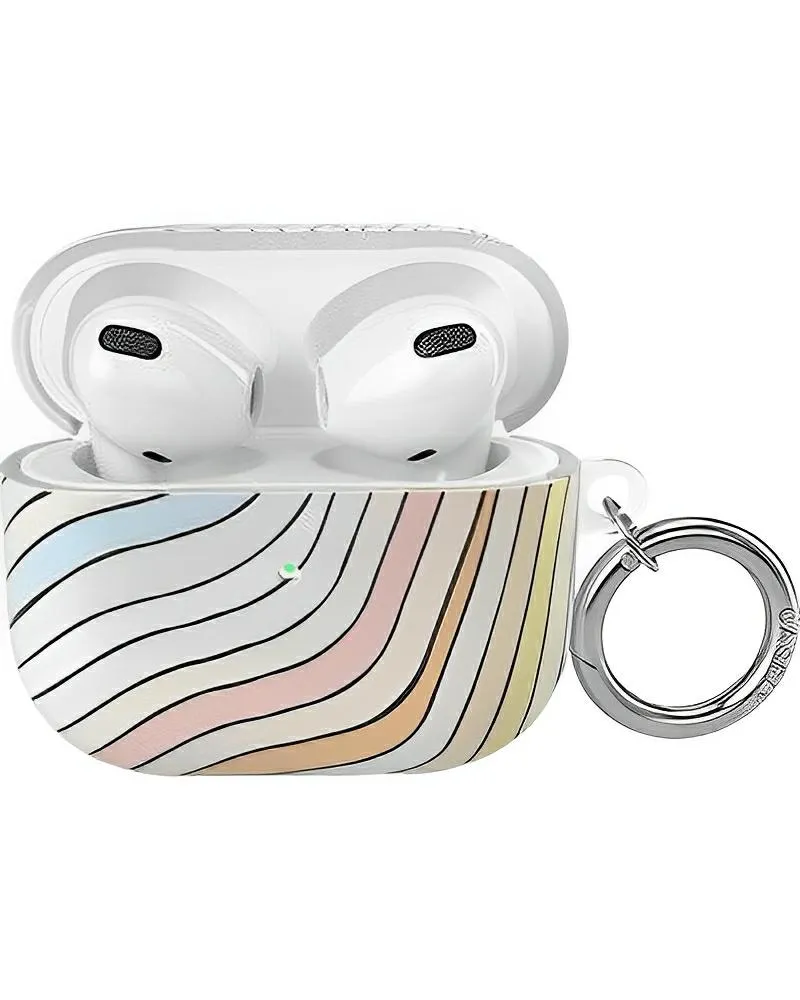Ride The Wave | Pastel Rainbow Lined AirPods Case
