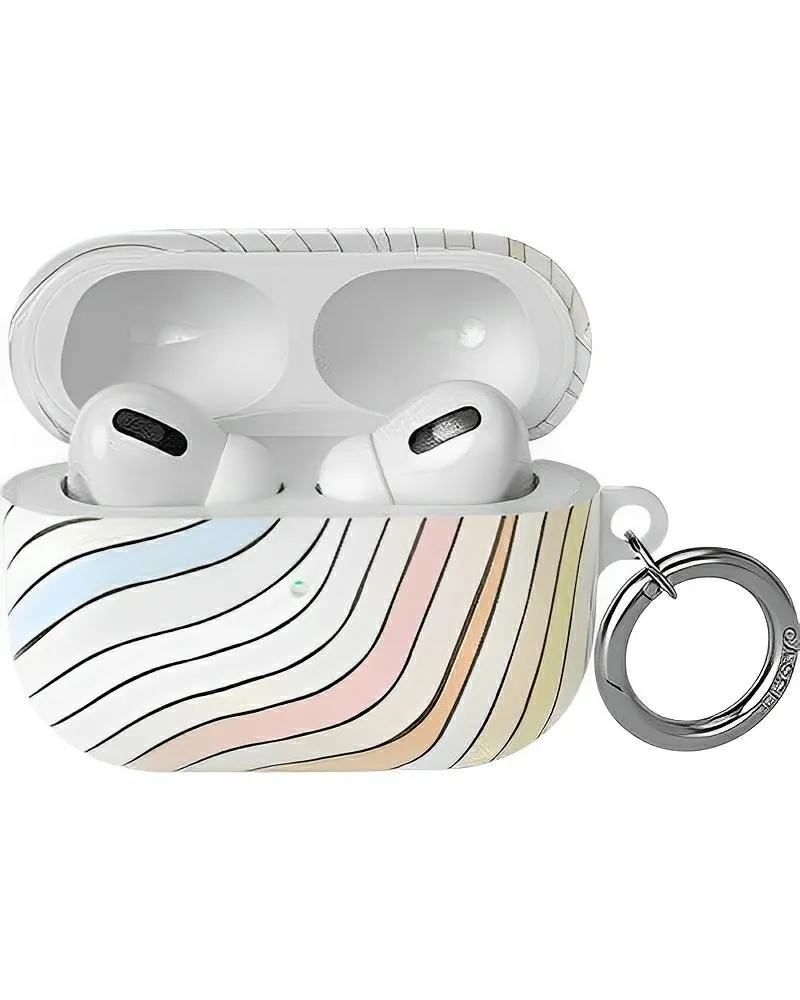 Ride The Wave | Pastel Rainbow Lined AirPods Case