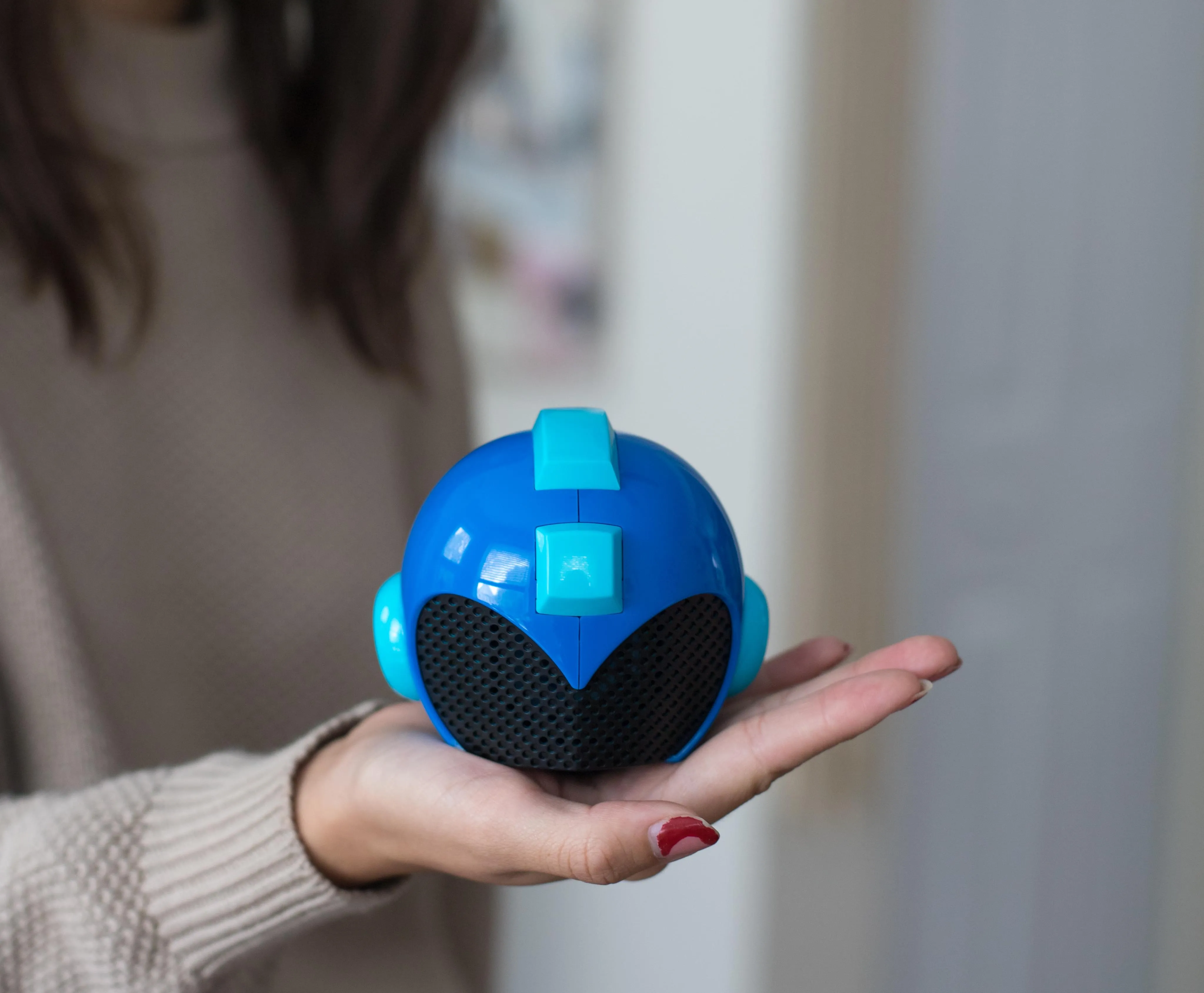 Rockman Mega Man Helmet Themed USB Powered Wired Multimedia Portable Speaker