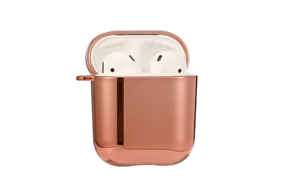Shiny Rose Gold AirPod Holder