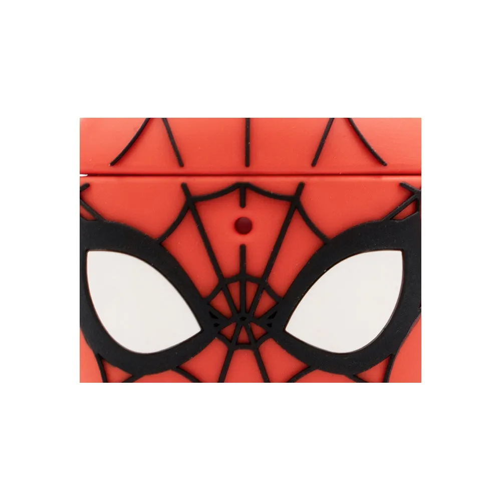 Spider-Man Airpods Case Cover with Keychain Silicone Earbud Holder