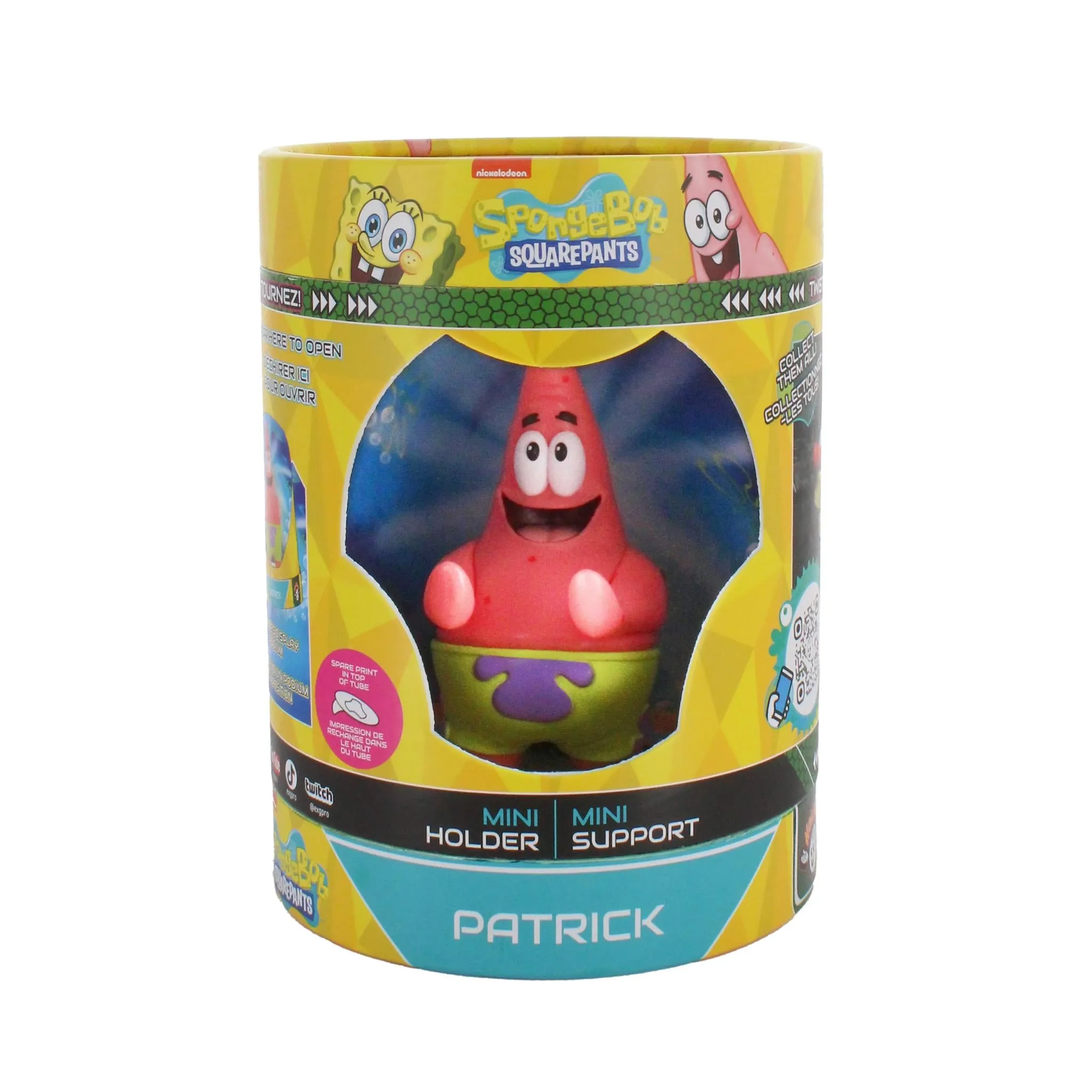Spongebob: Patrick Cable Guys Holdems, Mini Collectibles With a Twist