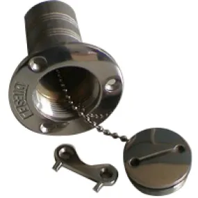 Stainless Gas Deck Plate - 1-1/2" barb