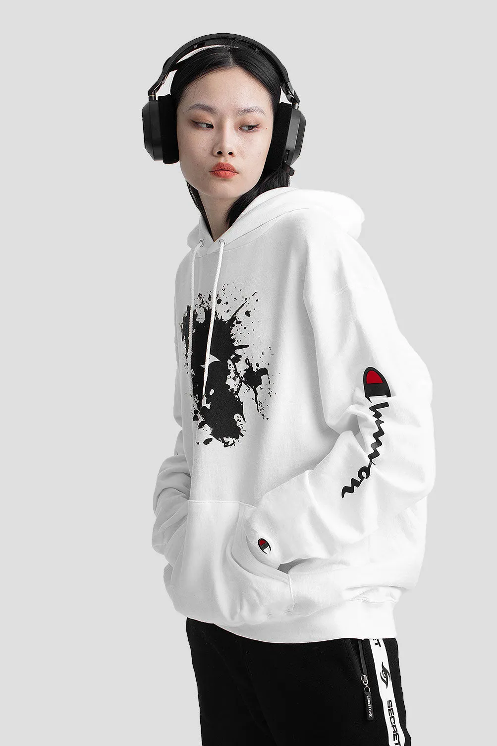 Team Secret x Champion Hoodie (White)