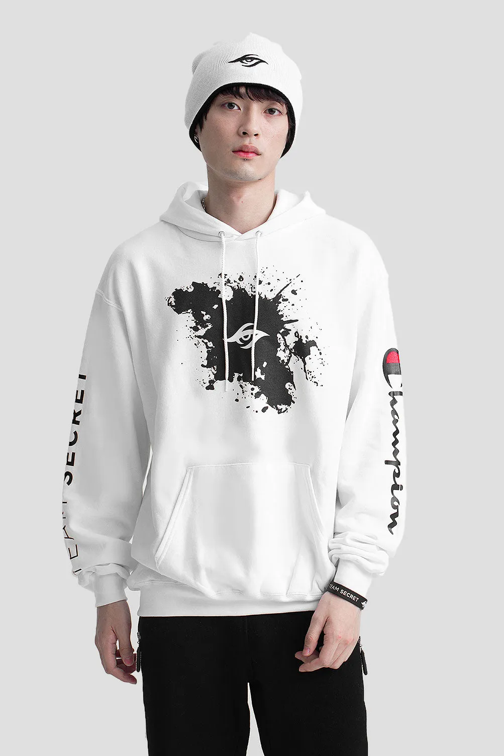 Team Secret x Champion Hoodie (White)