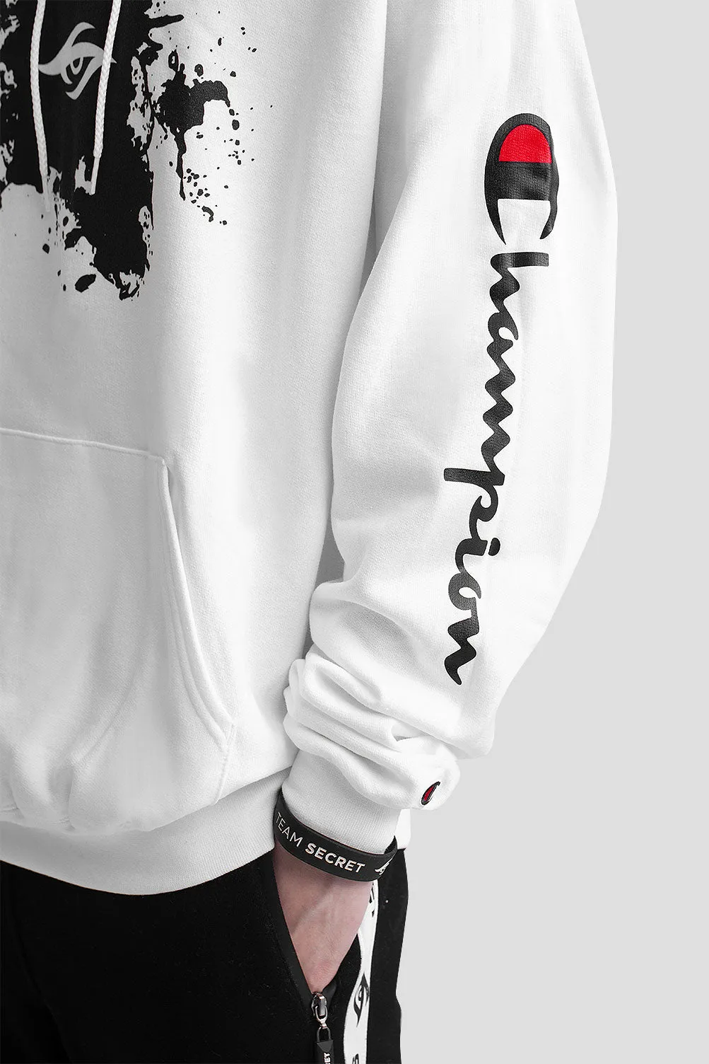 Team Secret x Champion Hoodie (White)