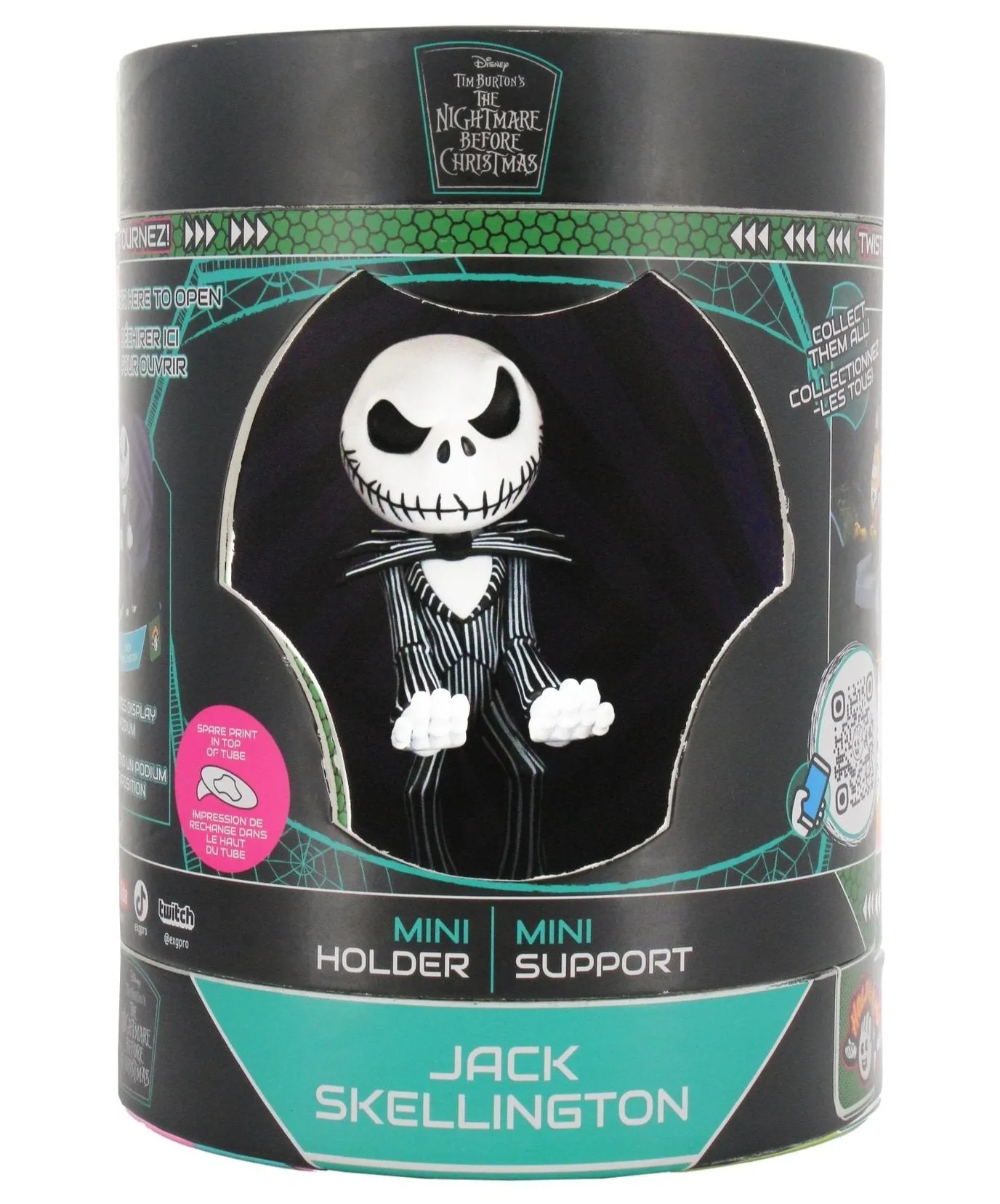 The Nightmare Before Christmas: Jack Skellington Holdems, Mini Phone Stand and Device Holder