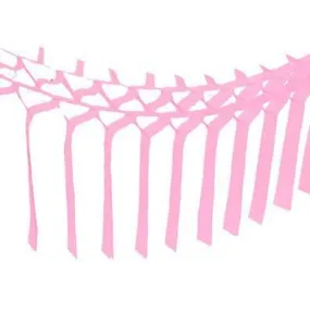 Tissue Streamer Garland - Pink