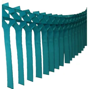 Tissue Streamer Garland - Teal