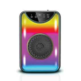 TOPTECH KL-101 4" Bluetooth Speaker, 800W, Flame Lights, Wireless Mic