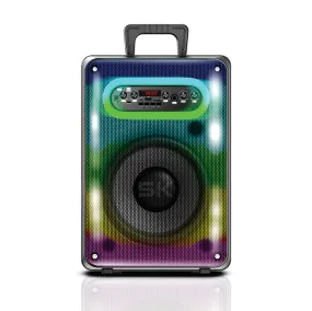 TOPTECH RIO-12 12” Bluetooth Speaker with TWS Stereo & 5000W Sound, Disco Lights
