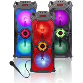 TOPTECH SPIKE-6 2x6 Inch Wireless TWS Portable Speaker with LED Lights