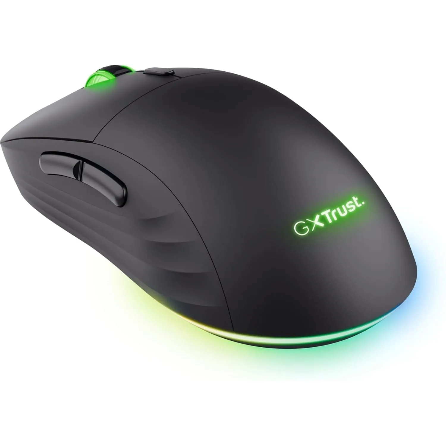 Trust Gaming GXT 927 Redex  Wireless Gaming Mouse – 25K DPI, Ultra-Low Latency, 94-Hour Battery, RGB Lighting, Kailh Switches, 6 Programmable Buttons, Rechargeable – Black