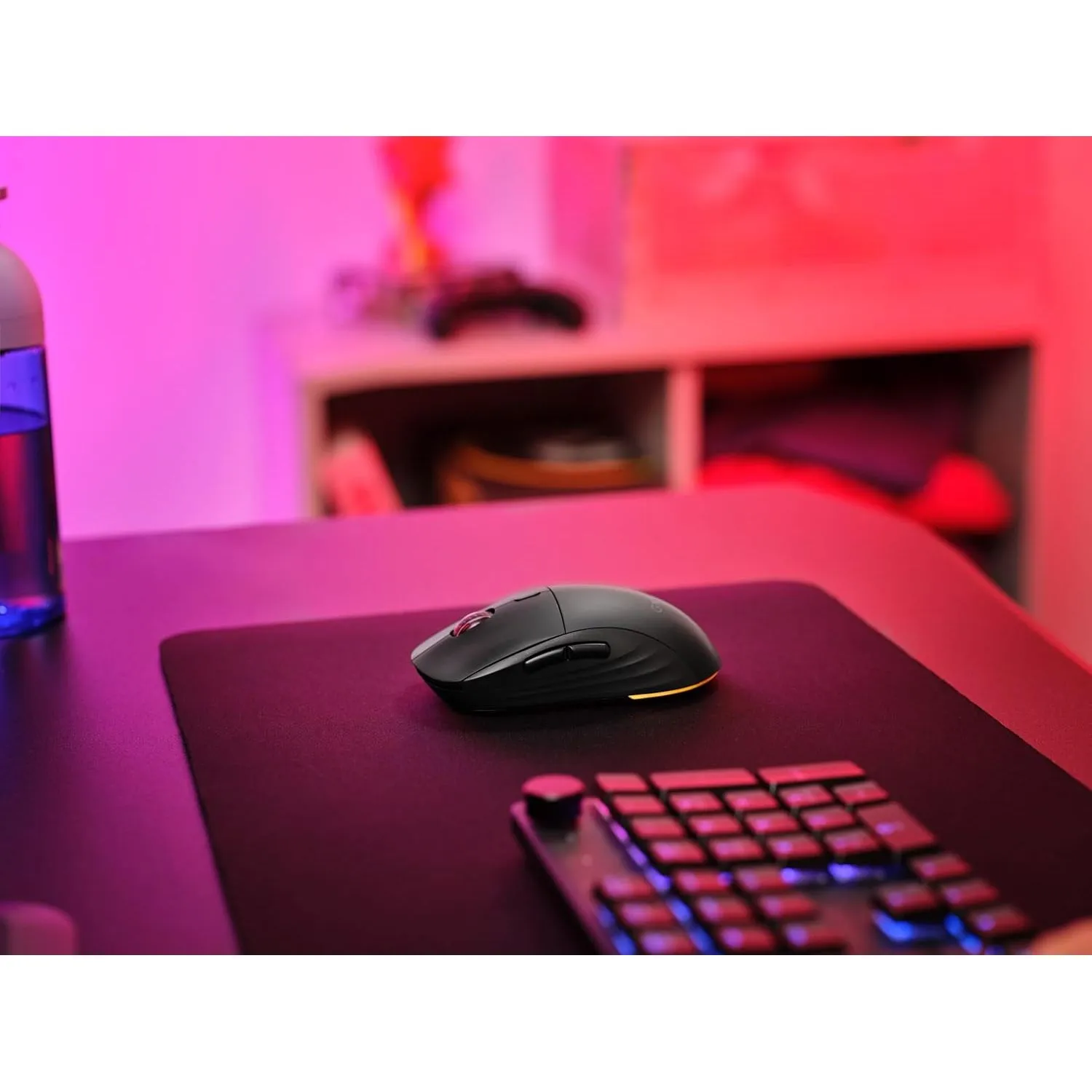 Trust Gaming GXT 927 Redex  Wireless Gaming Mouse – 25K DPI, Ultra-Low Latency, 94-Hour Battery, RGB Lighting, Kailh Switches, 6 Programmable Buttons, Rechargeable – Black