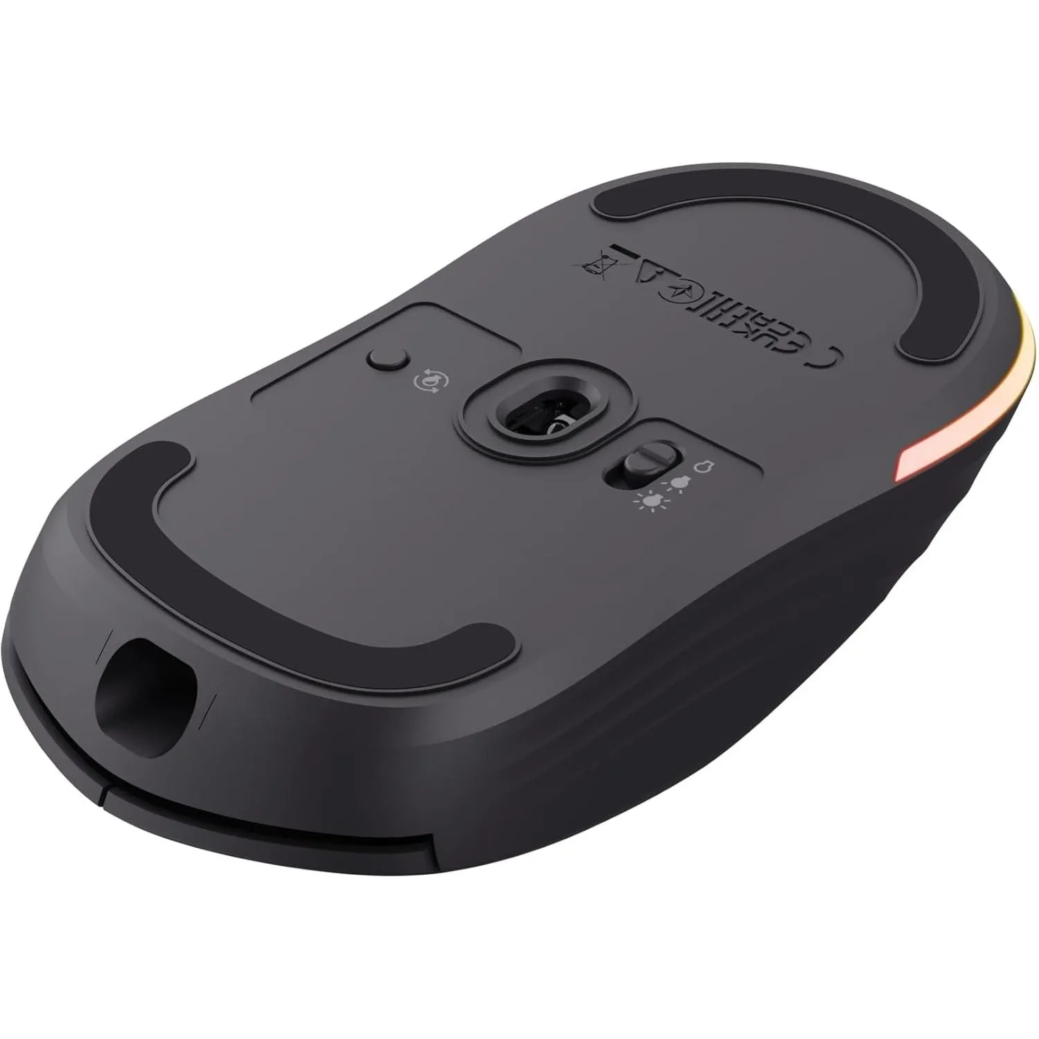 Trust Gaming GXT 927 Redex  Wireless Gaming Mouse – 25K DPI, Ultra-Low Latency, 94-Hour Battery, RGB Lighting, Kailh Switches, 6 Programmable Buttons, Rechargeable – Black