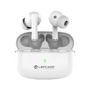 Twinpod 3 5.3V BT Earbuds upto 18 hours Playtime- White (LBTB-225)