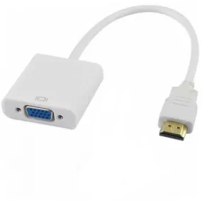 [Type 1] HDMI Male to VGA Female Video Converter Adapter Cable for PC, Raspberry Pi