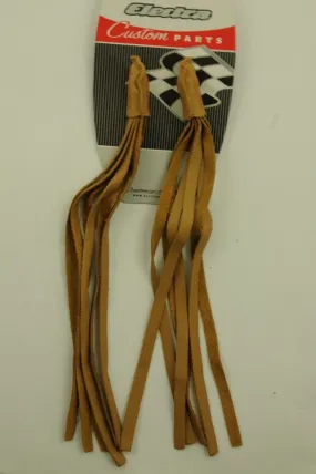 ULTIMATE 70’s RALEIGH CHOPPER ACCESSORY LEATHER HANDLEBAR STREAMERS TASSELS