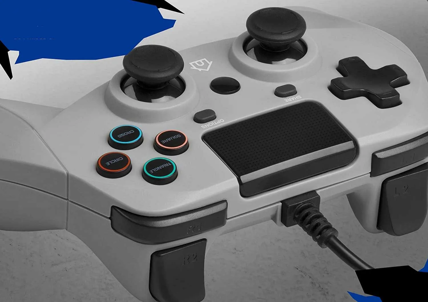 Wired PS4 Controller with 3M Cable BOLT AXTION