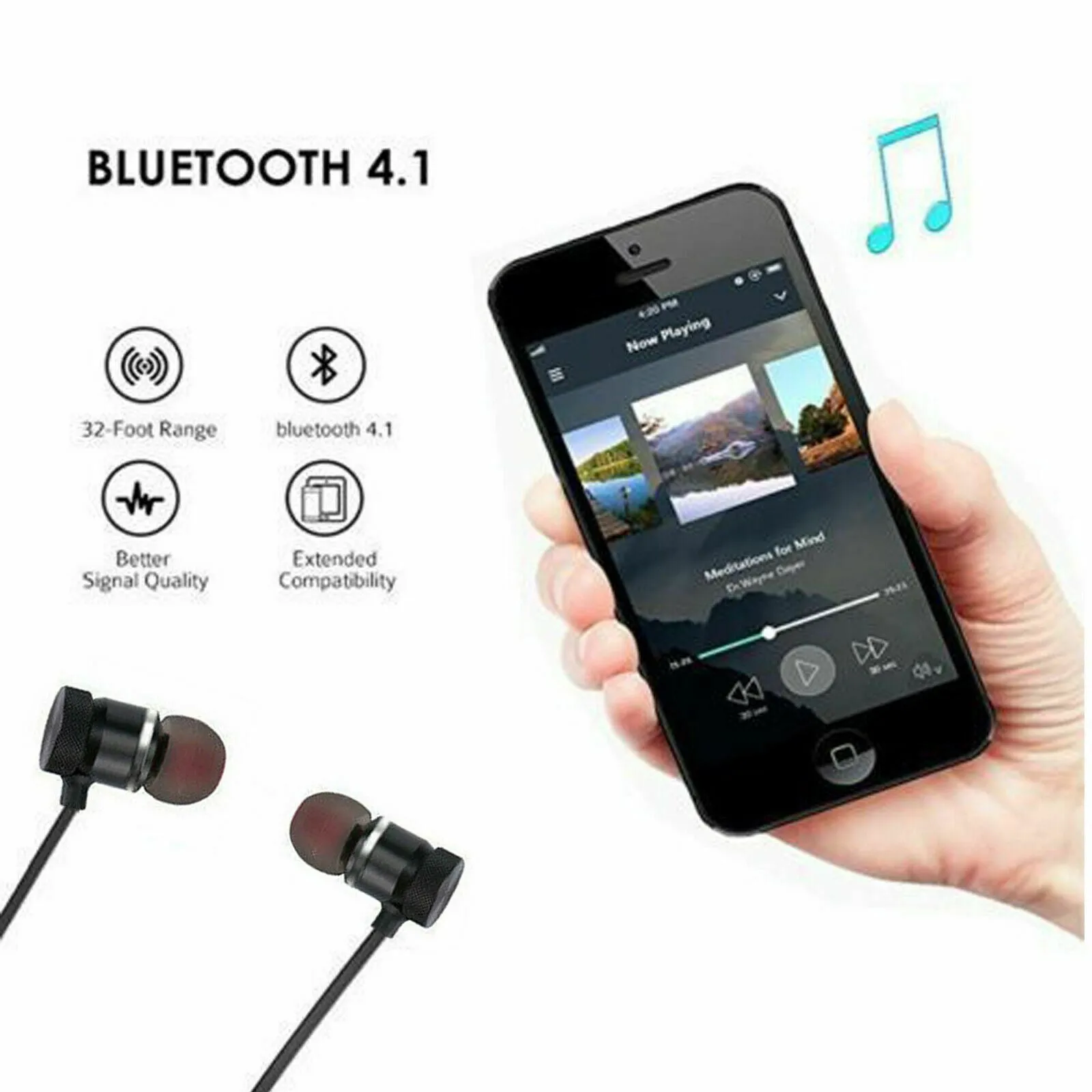Wireless Bluetooth Headphones Hands-free with mic