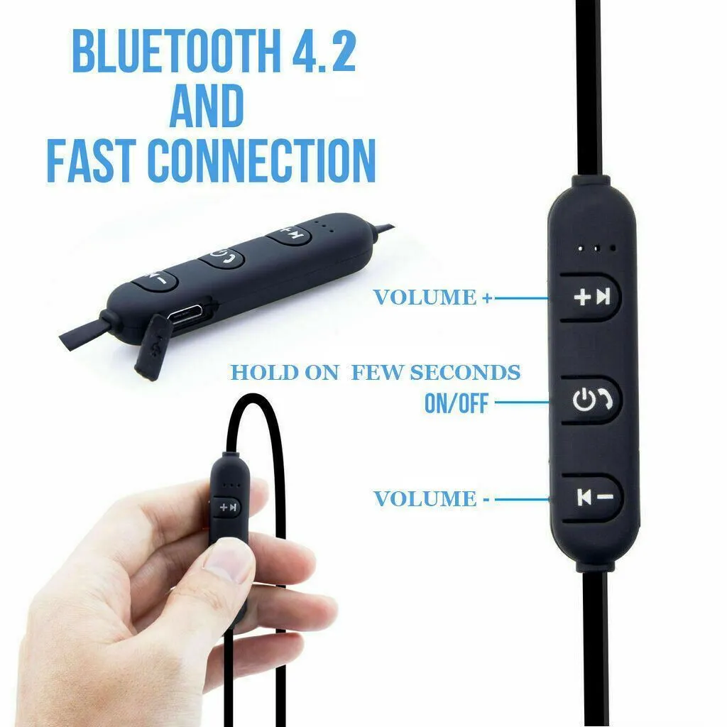 Wireless Bluetooth Headphones Hands-free with mic