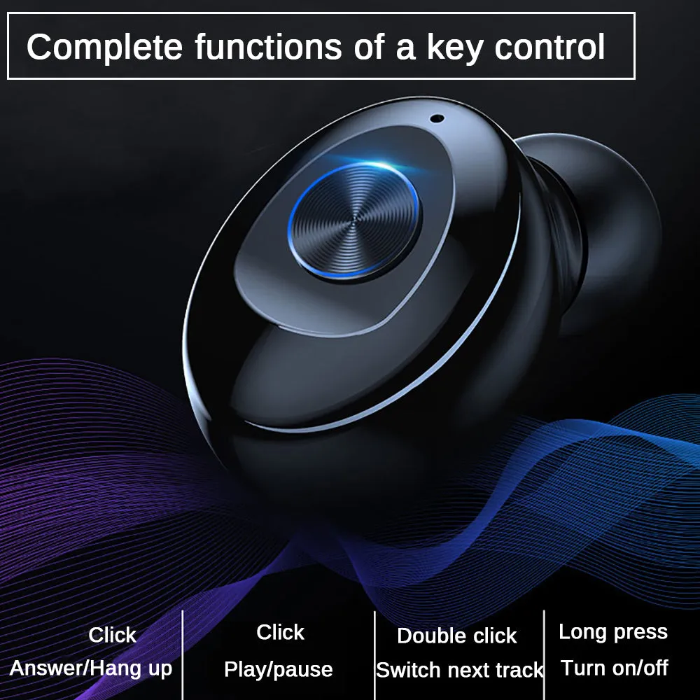 XG12 TWS Bluetooth 5.0 Earphone Stereo Wireless Earbus HIFI Sound Sport Earphones Handsfree Gaming Headset with Mic for Phone
