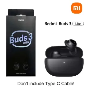 Xiaomi Redmi Buds 3 Lite TWS Bluetooth Earphones Ture Wireless Earbuds 3 Youth Edition Sport Earbuds Waterproof Gaming Headset