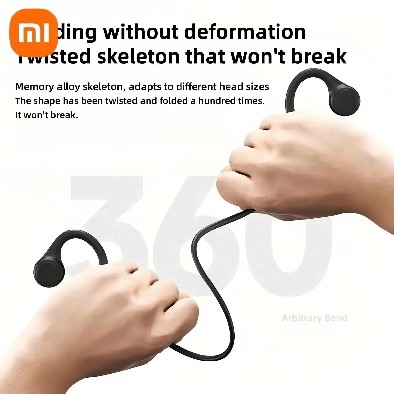 Xiaomi S3 Wireless Open Bone Conduction Headset Bluetooth 5.3 Swimming Bluetooth Headphones Earbuds Non-In-Ear Sports Earbuds
